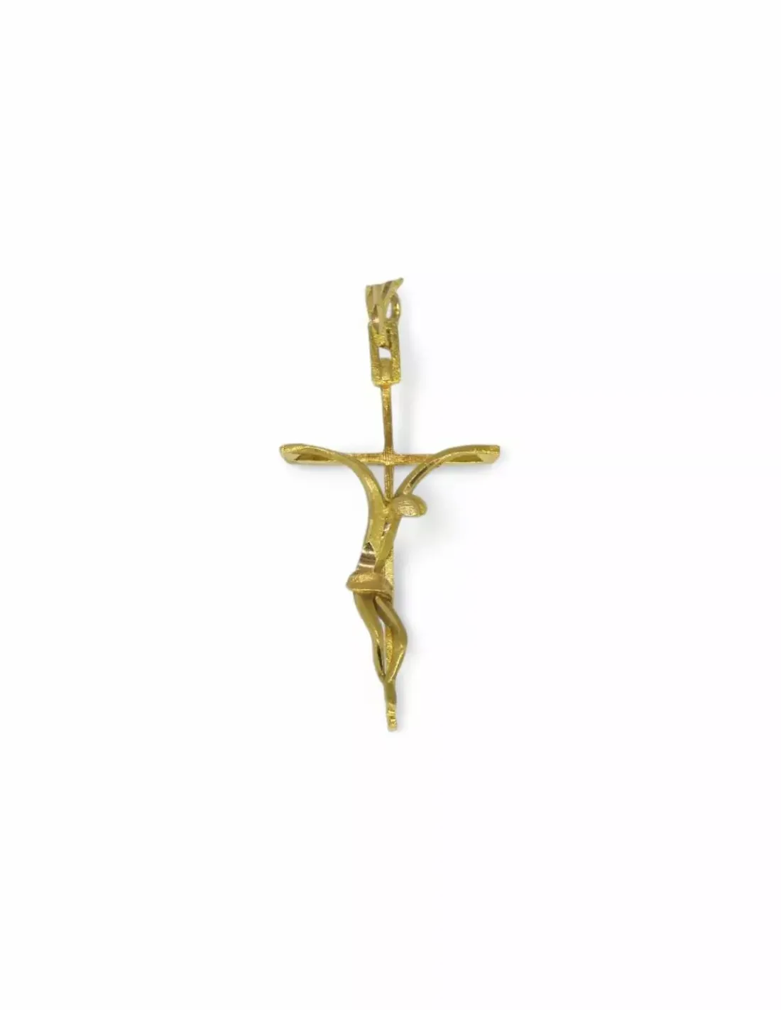 Sale Crucifijo con Cristo en relieve oro 18k - 4cm Crucifijo