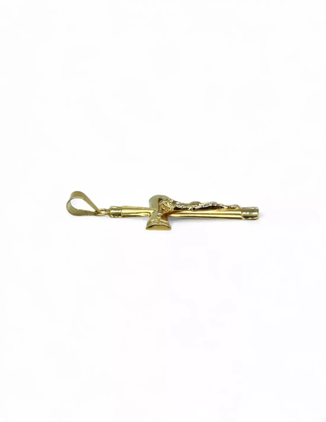 Best Sale Crucifijo mate y brillo oro 18k Crucifijo