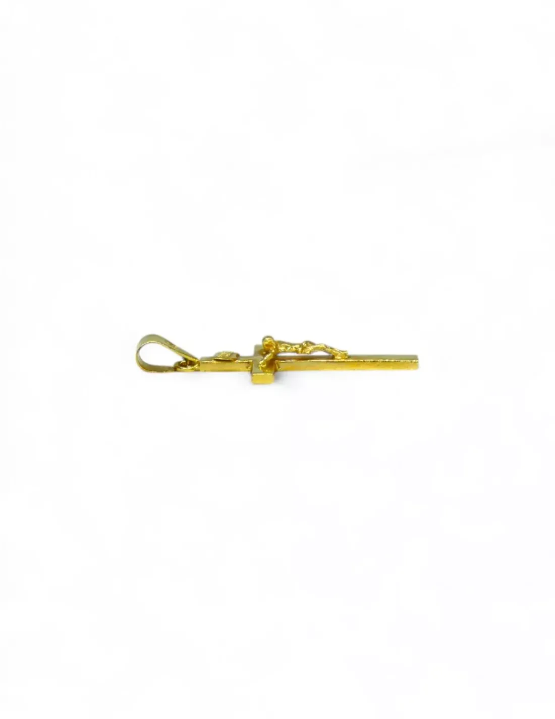 Online Crucifijo plano oro 18k - 3cm Crucifijo | Colgante De Cristo