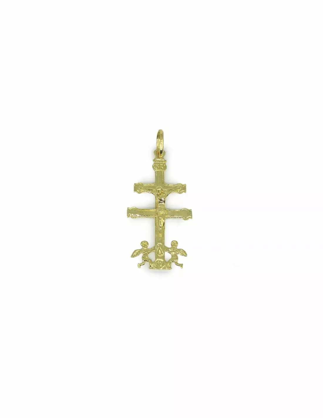 Cheap Cruz Caravaca oro 18k - 4cm Cruz Caravaca | Medalla De La Virgen