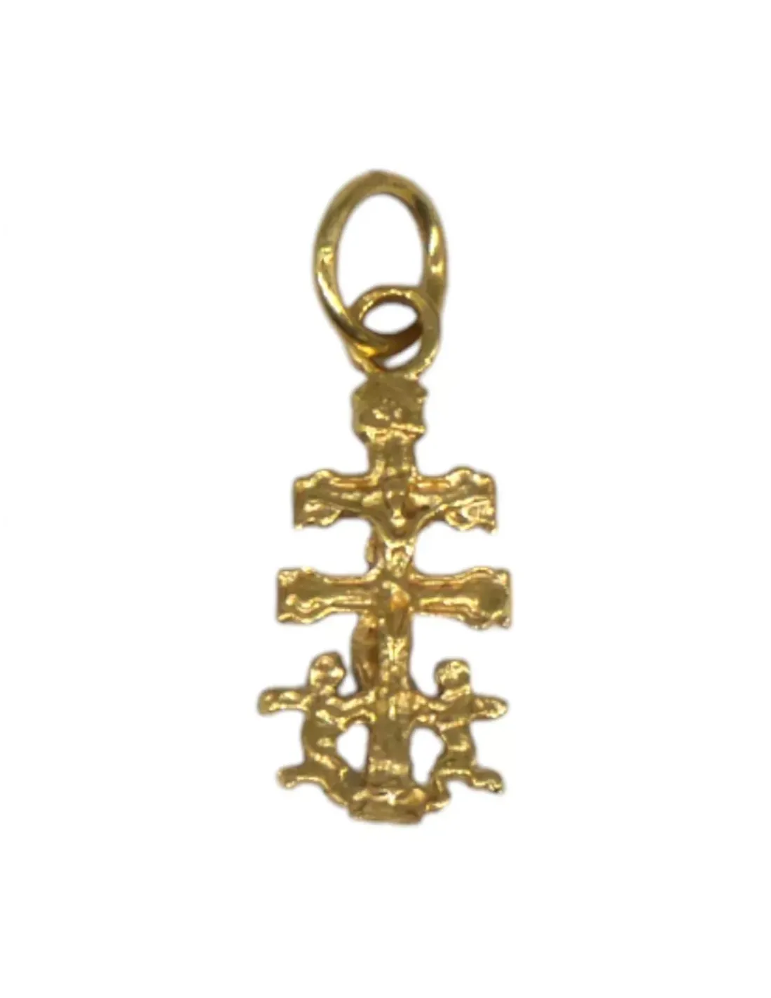 Fashion Cruz Caravaca oro 18k - 2cm - 0,7gr Cruz Caravaca