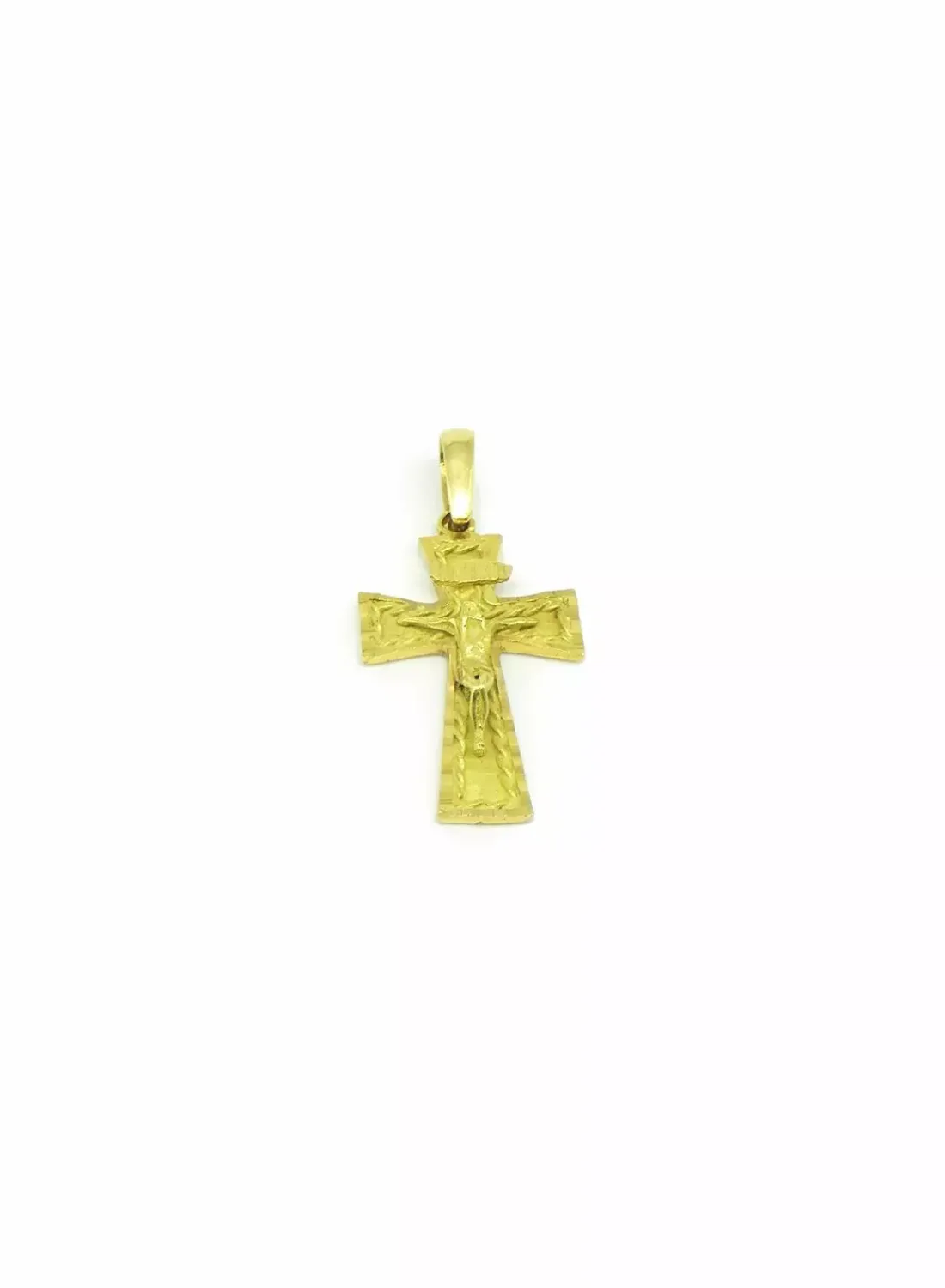 Store Dije Cruz oro 18k Medalla De Cristo | Colgante De Cristo