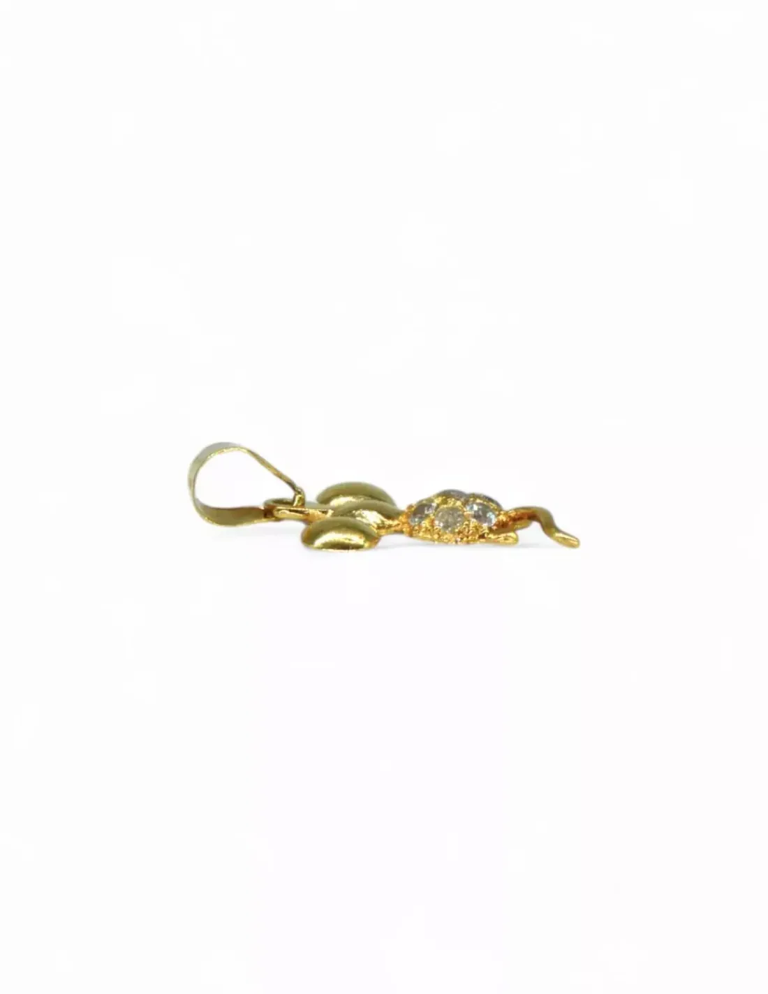 Shop Dije ratón circonitas oro 18k Colgante De Animales