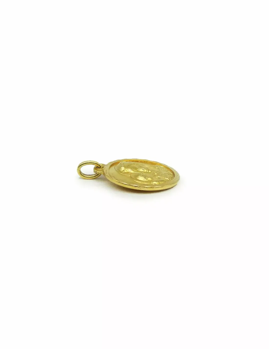 Shop Escapulario Virgen María y Corazón de Jesús oro 18k Medalla De La Virgen | Medalla De Cristo