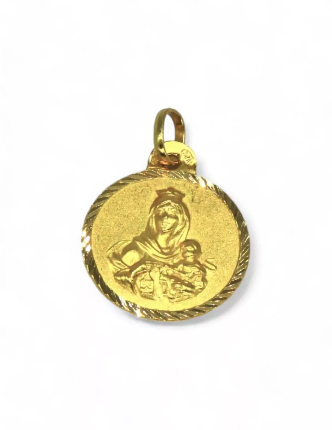 Best Sale Medalla escapulario Virgen del Carmen oro 18K Medalla De La Virgen | Colgante Con La Virgen