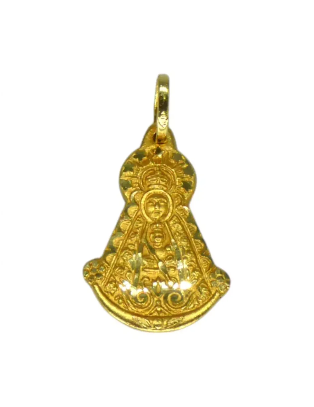 Flash Sale Medalla Virgen del Rocío oro 18k Medalla De La Virgen