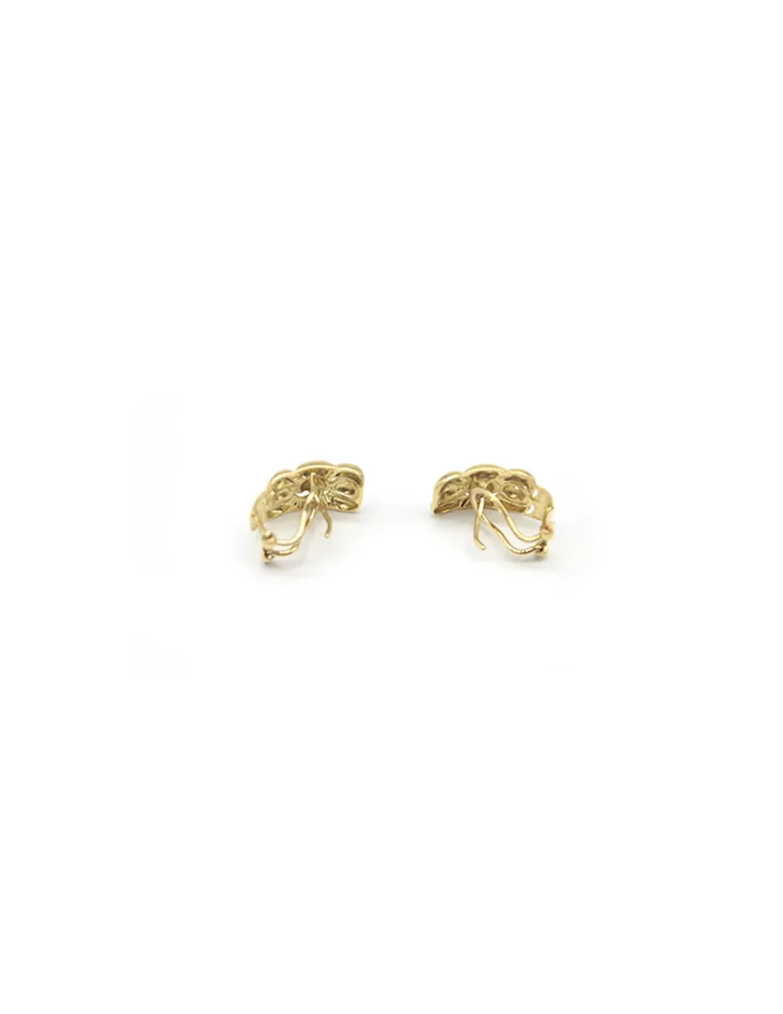 Discount Pendientes 3 bolas mate circonita oro 18k Pendientes De Oro