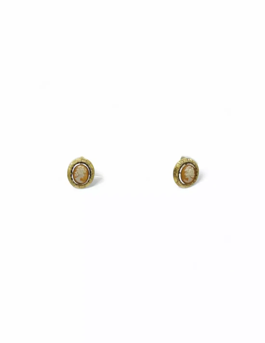 Online Pendientes camafeo oro 18k - 1,5cm Pendientes De Oro