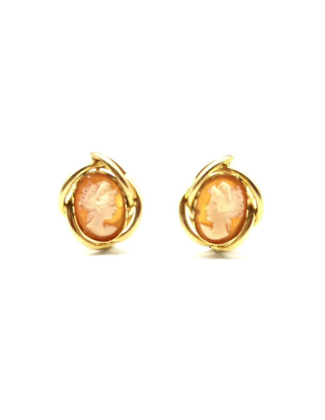 Sale Pendientes camafeo oro 18k - 3,4gr Pendientes De Oro