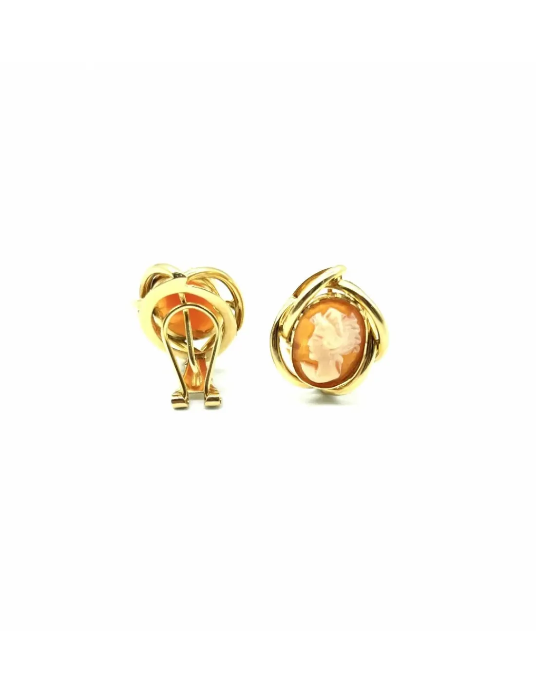 Sale Pendientes camafeo oro 18k - 3,4gr Pendientes De Oro