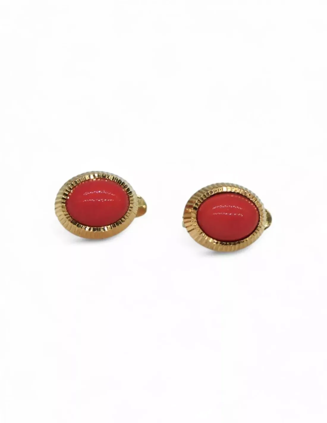 New Pendientes corales rojos oro 18k Pendientes De Oro