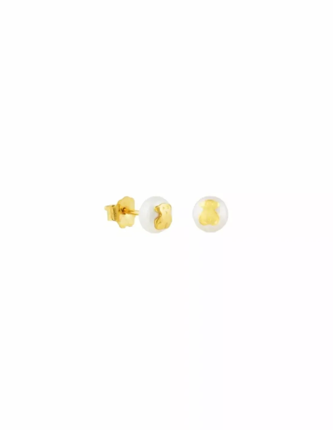 Store Pendientes en oro y perla cultivada Bear TOUS Pendientes De Oro