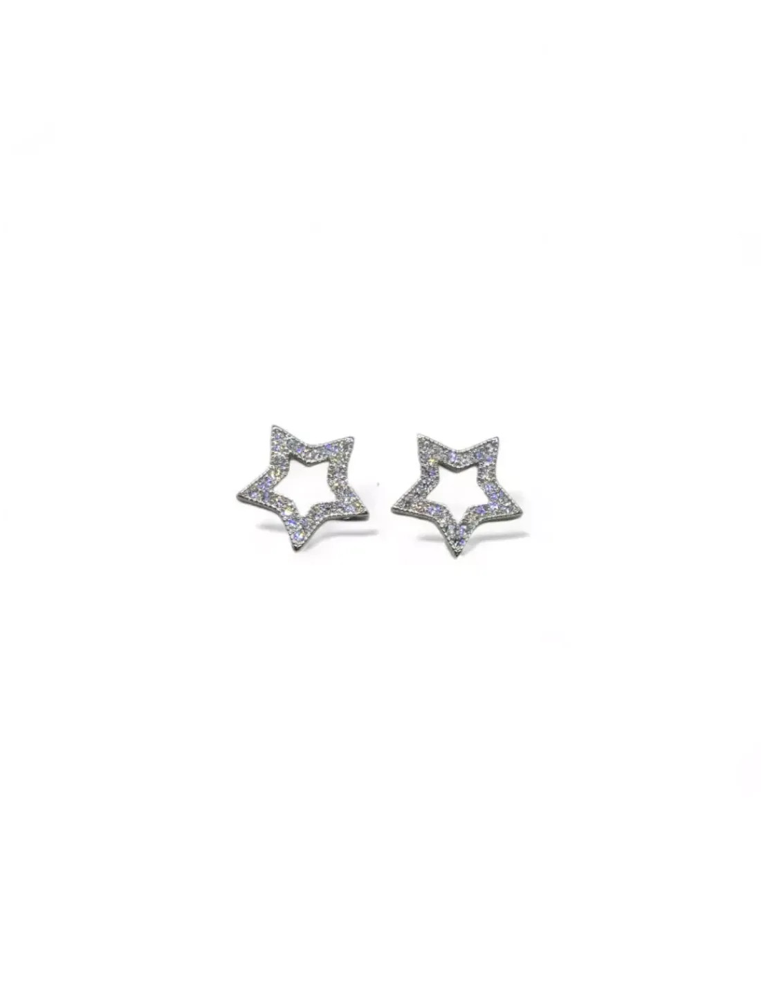 Cheap Pendientes estrella circonitas plata 925 Pendientes De Plata