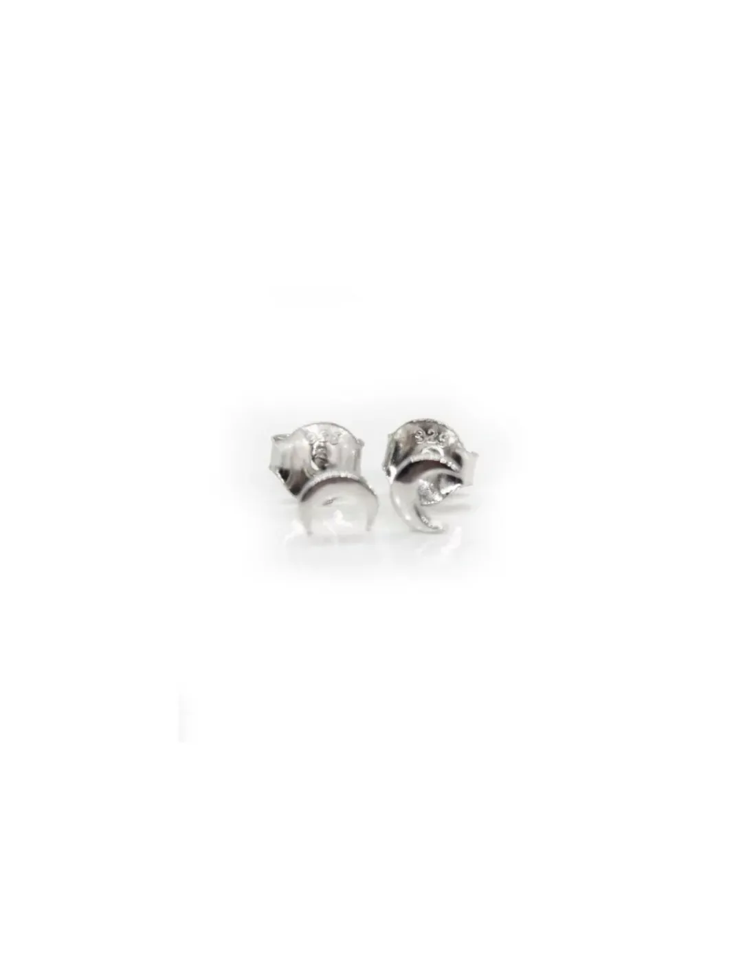 Sale Pendientes luna 4,5mm plata 925 rodio Pendientes De Plata