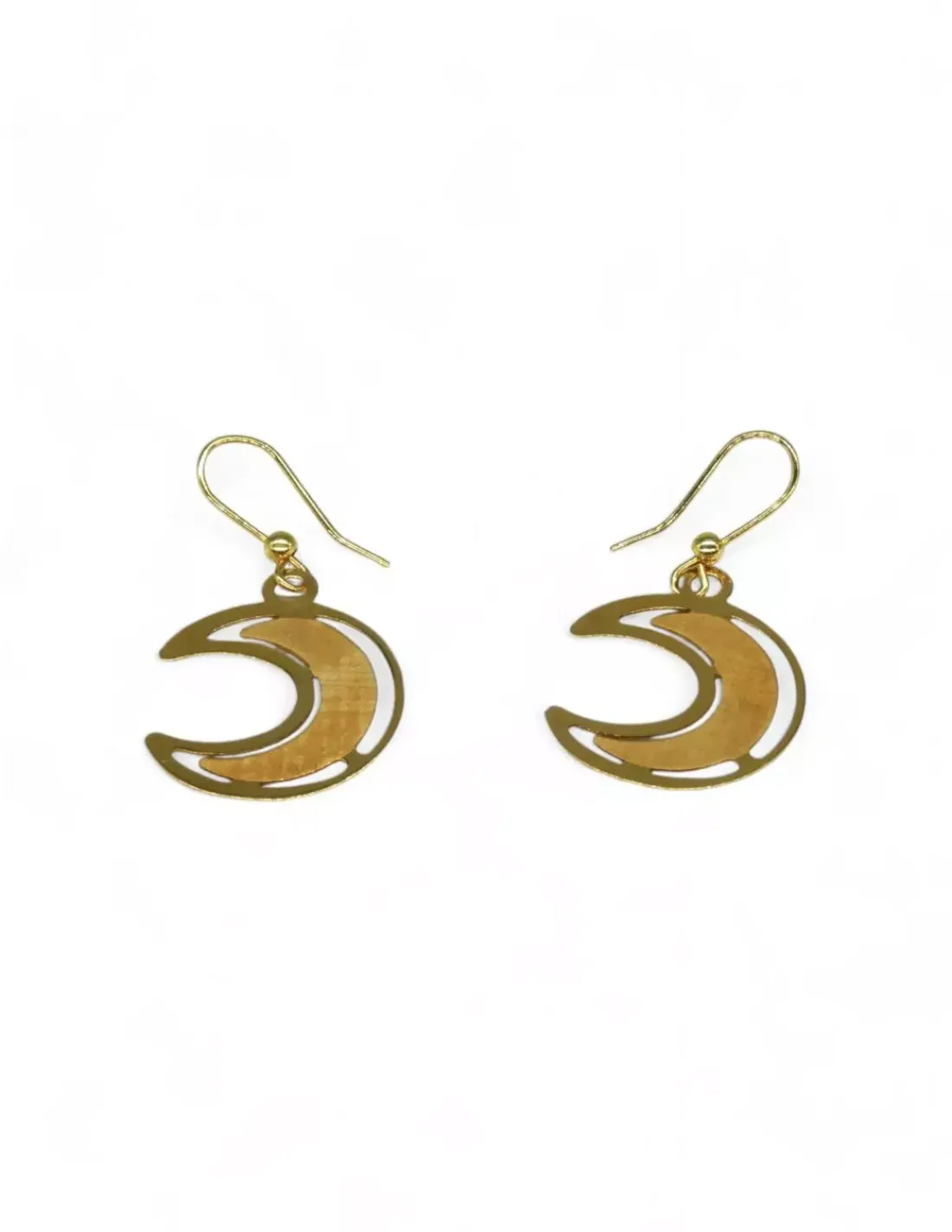 Outlet Pendientes luna oro 18k Pendientes De Oro