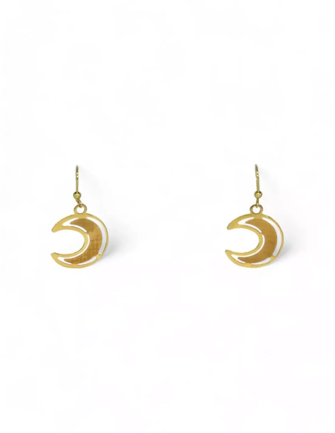 Outlet Pendientes luna oro 18k Pendientes De Oro