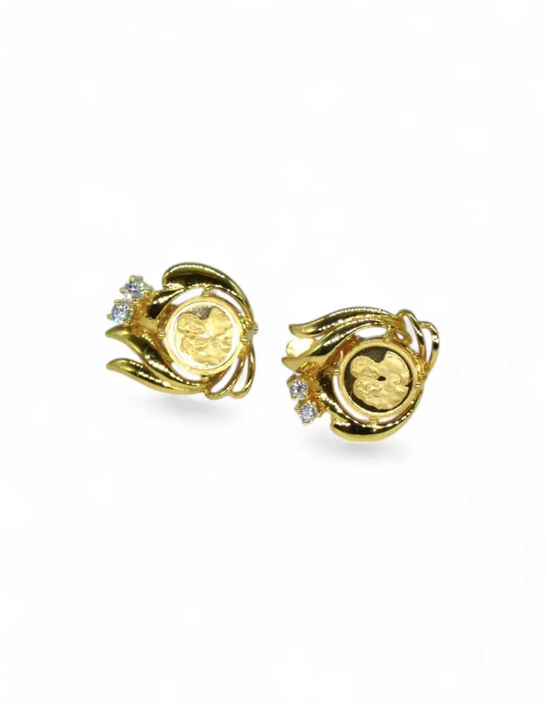 Cheap Pendientes pareja circonitas oro 18k Pendientes De Oro