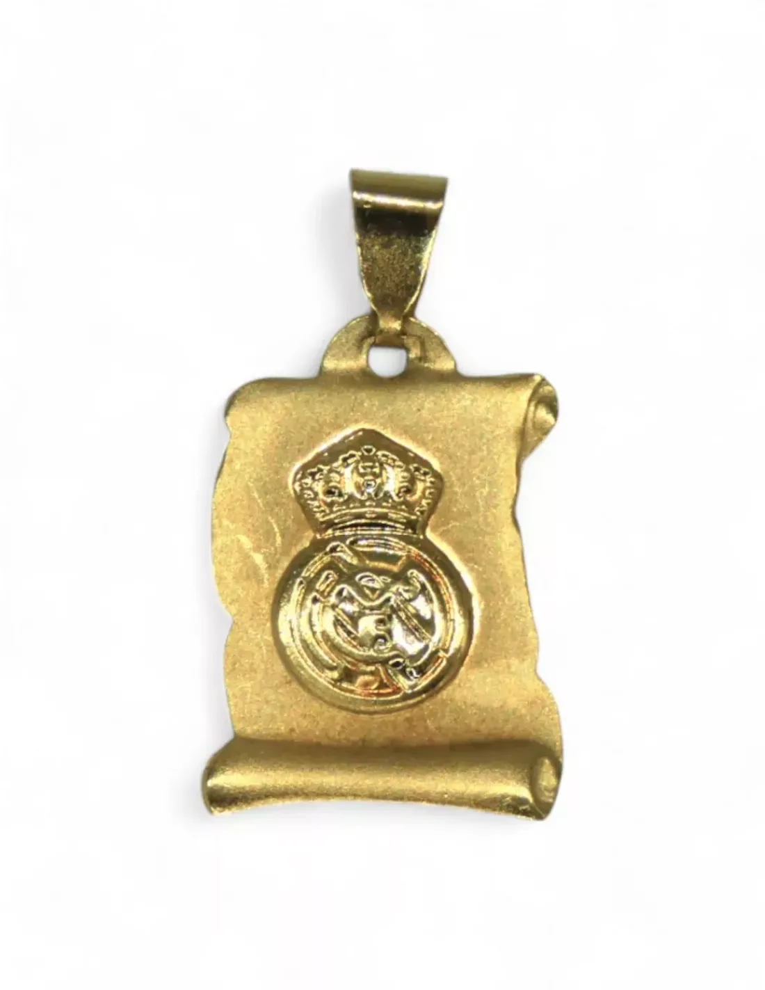 Clearance Placa escudo Real Madrid oro 18k Colgante De Fútbol