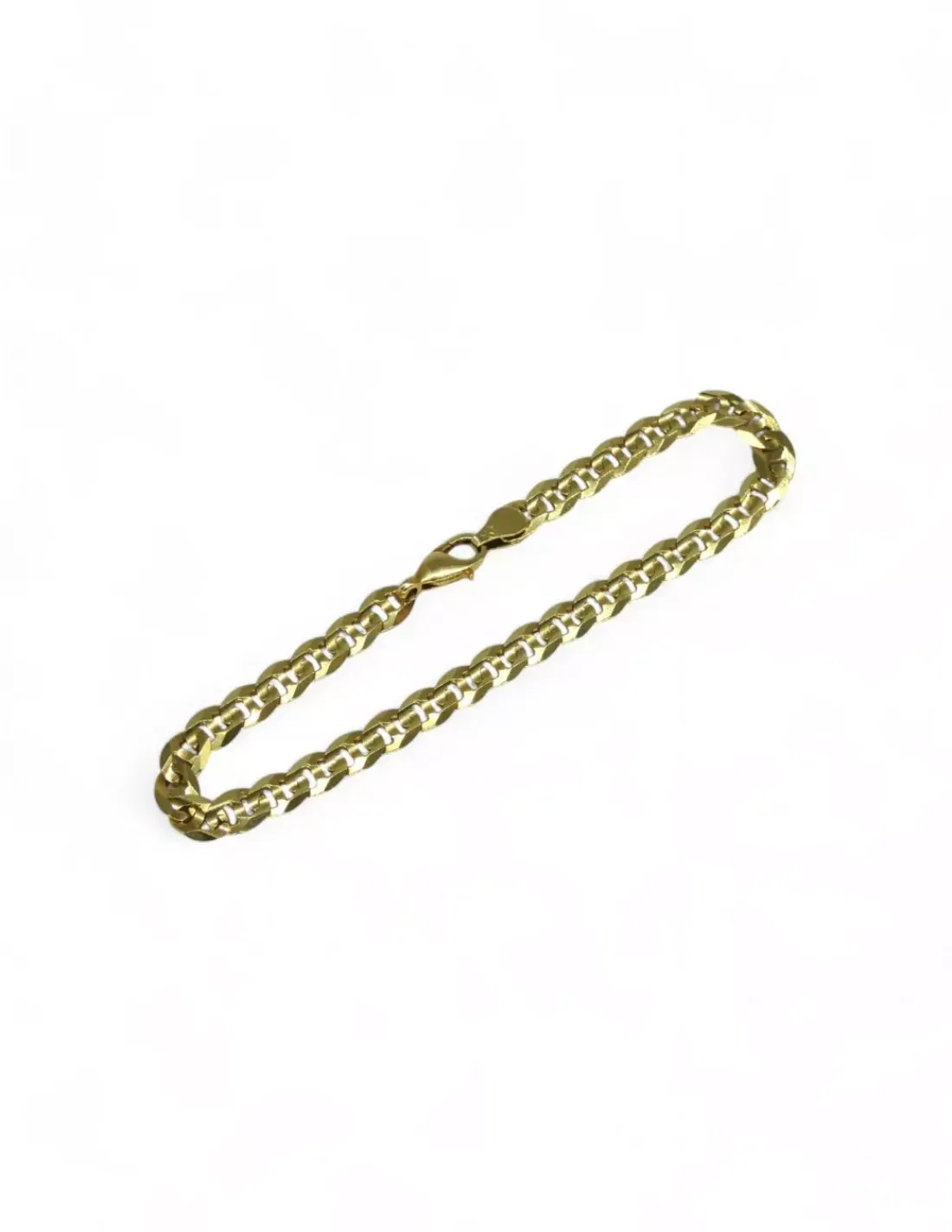 Store Pulsera ancla forzada oro 18k - 18cm Pulseras De Plata | Pulseras De Oro