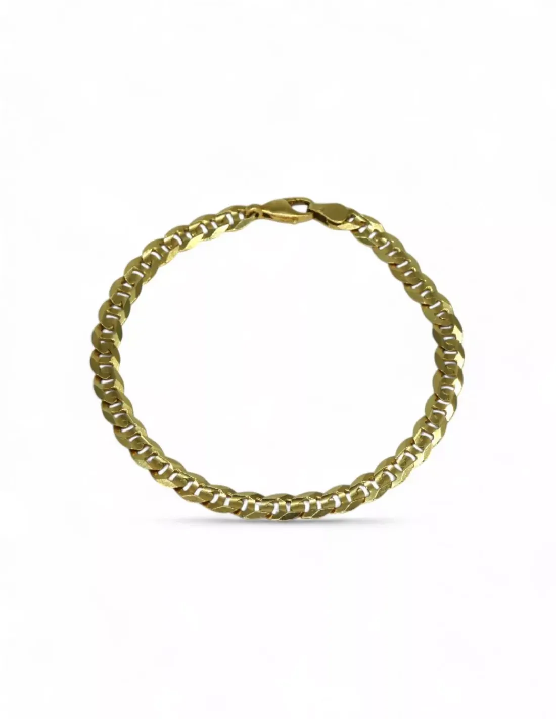 Store Pulsera ancla forzada oro 18k - 18cm Pulseras De Plata | Pulseras De Oro