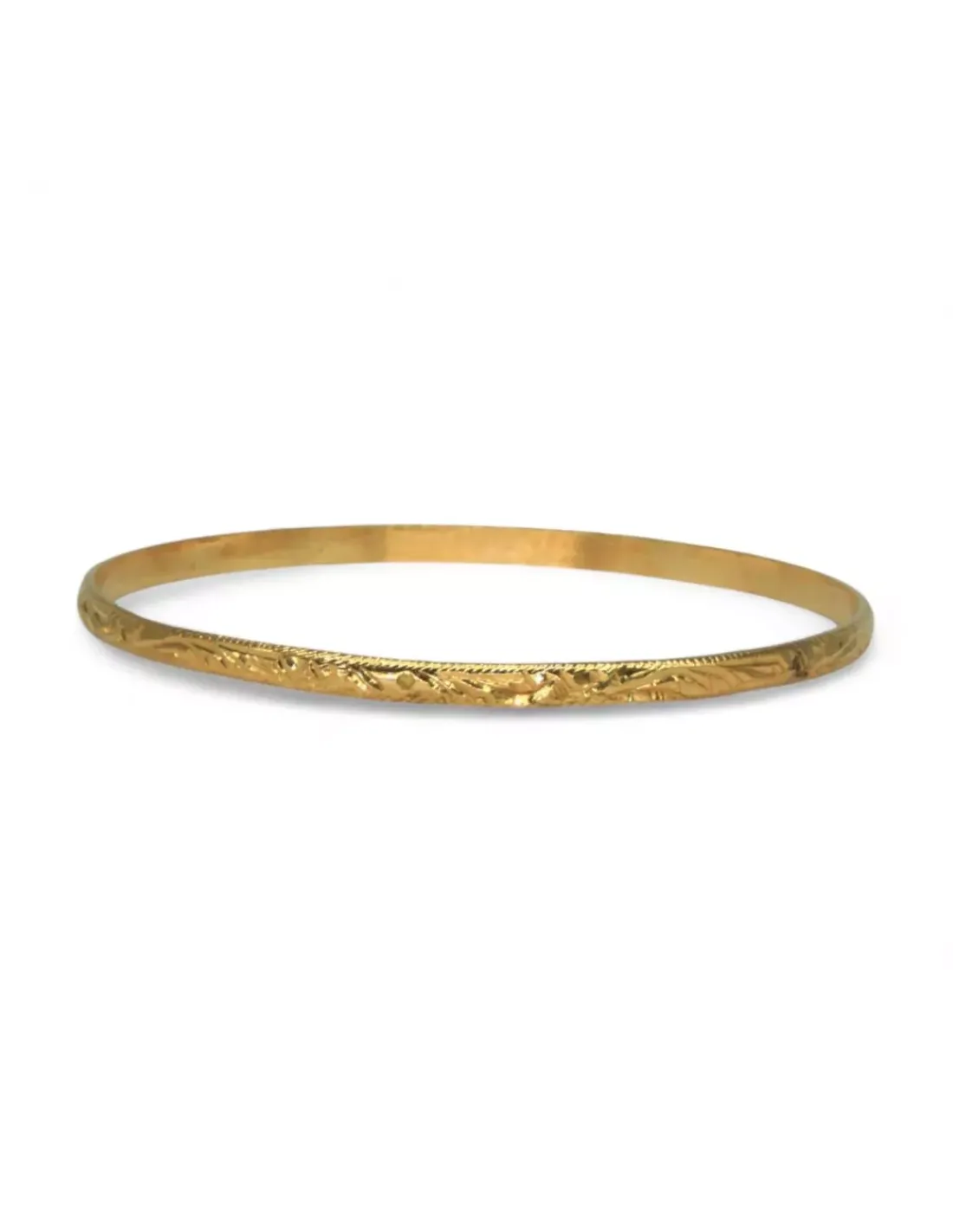 Outlet Pulsera aro labrada oro 18k Cañas | Pulseras De Plata