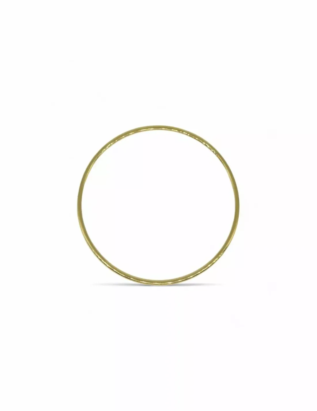 Store Pulsera aro rígida lisa oro 18k - 6cm Cañas | Pulseras De Plata