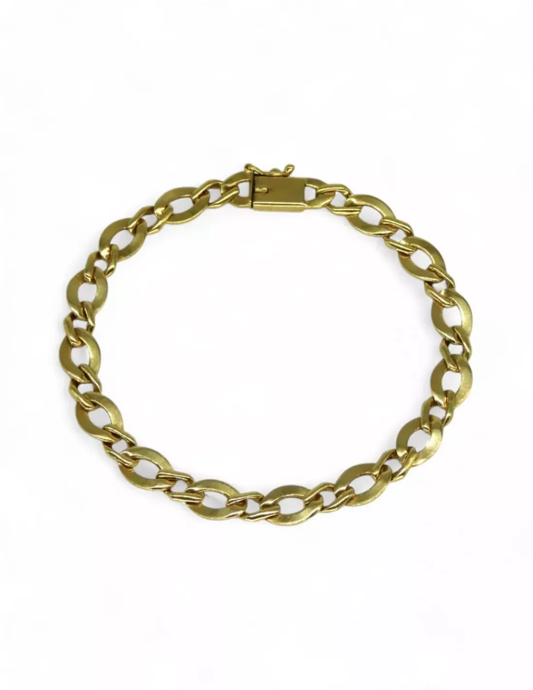 Online Pulsera barbada 1x1 oro 18k - 20cm Pulseras De Plata | Pulseras De Oro