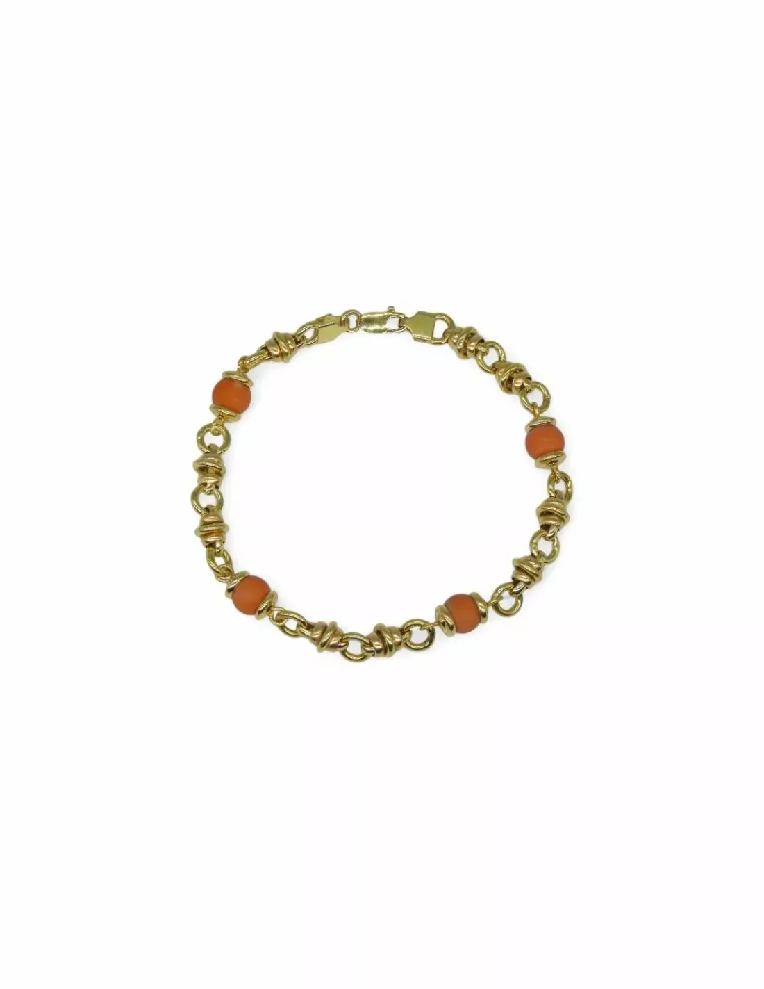 Best Sale Pulsera coral oro 18k - 21cm Pulseras De Plata | Pulseras De Oro