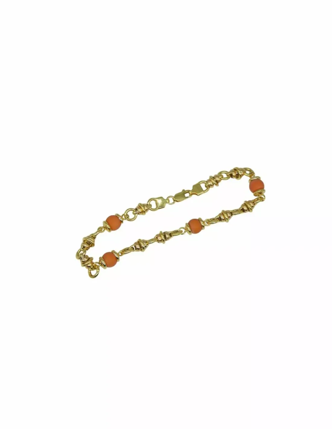 Best Sale Pulsera coral oro 18k - 21cm Pulseras De Plata | Pulseras De Oro