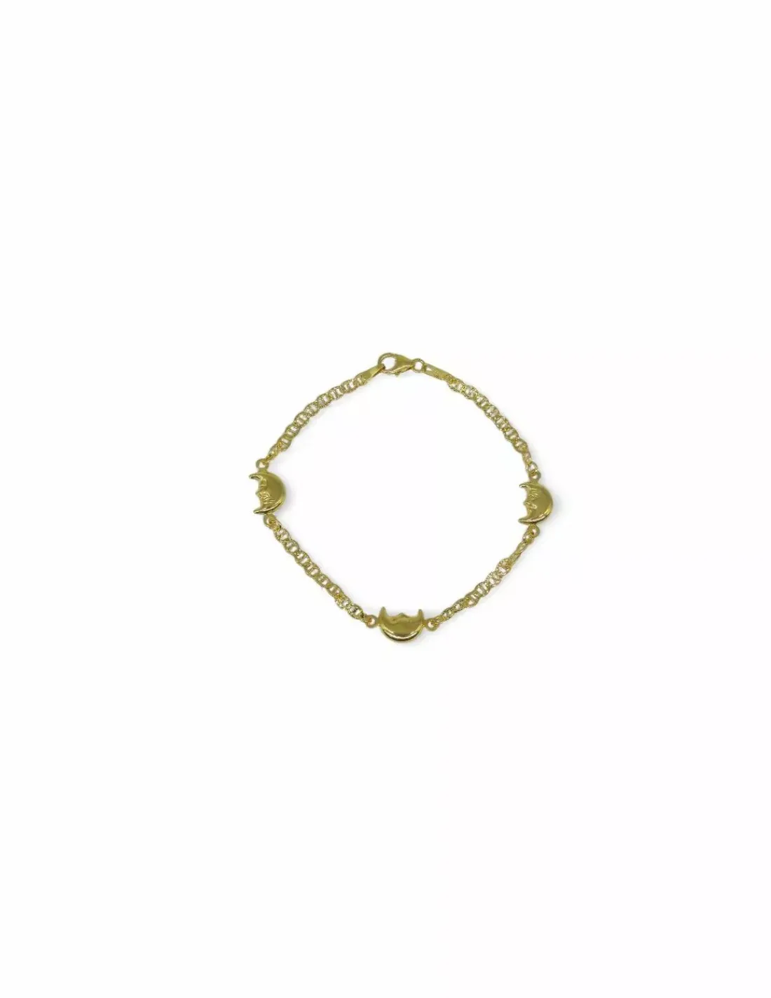 Outlet Pulsera de lunas oro 18k - 17cm Pulseras De Plata | Pulseras De Oro