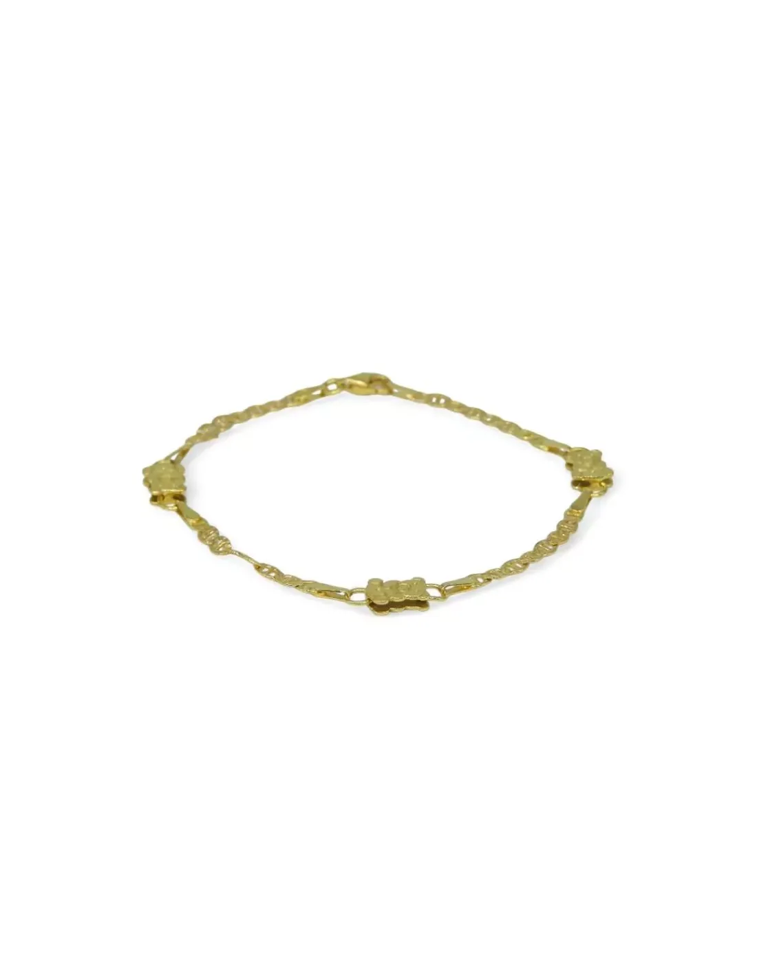 Clearance Pulsera de ositos oro 18k - 19cm Pulseras De Plata | Pulseras De Oro