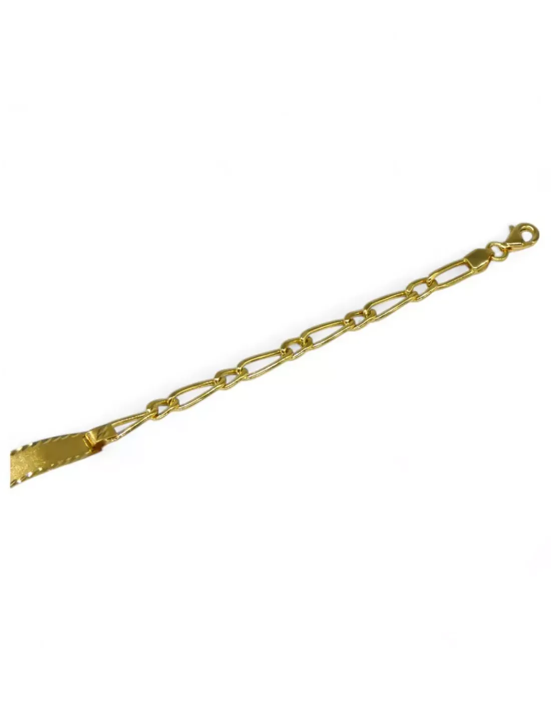 Clearance Pulsera esclava eslabón 1x1 oro 18k - 19cm Esclavas | Pulseras De Plata