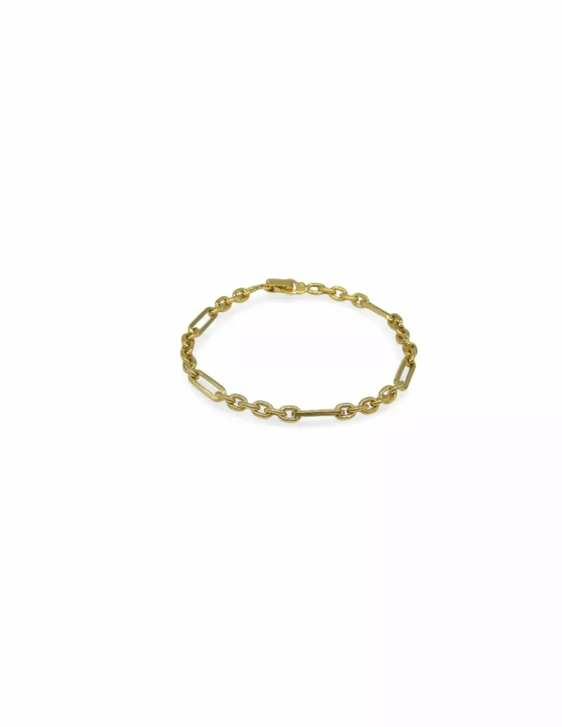 Cheap Pulsera eslabón 6x1 en oro de 18k - 19cm Pulseras De Plata | Pulseras De Oro