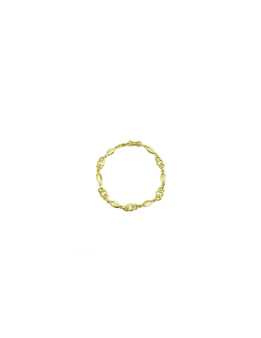 Fashion Pulsera eslabones diferentes oro 18k - 18.50cm Pulseras De Plata | Pulseras De Oro