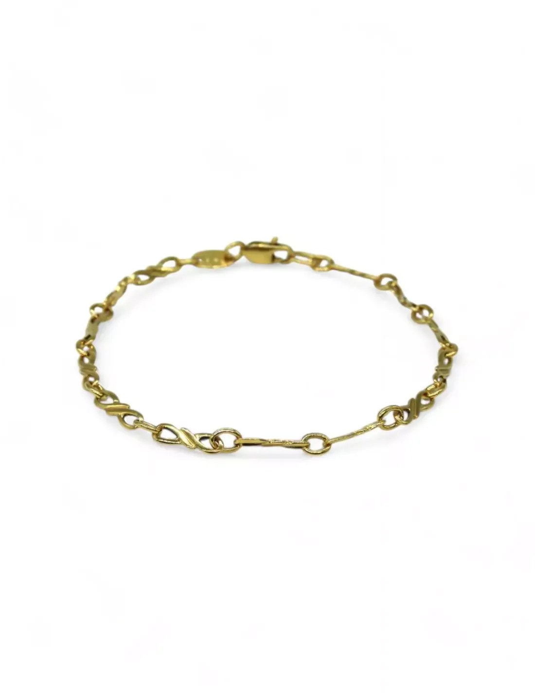 Cheap Pulsera infinitos oro 18k - 20cm Pulseras De Plata | Pulseras De Oro