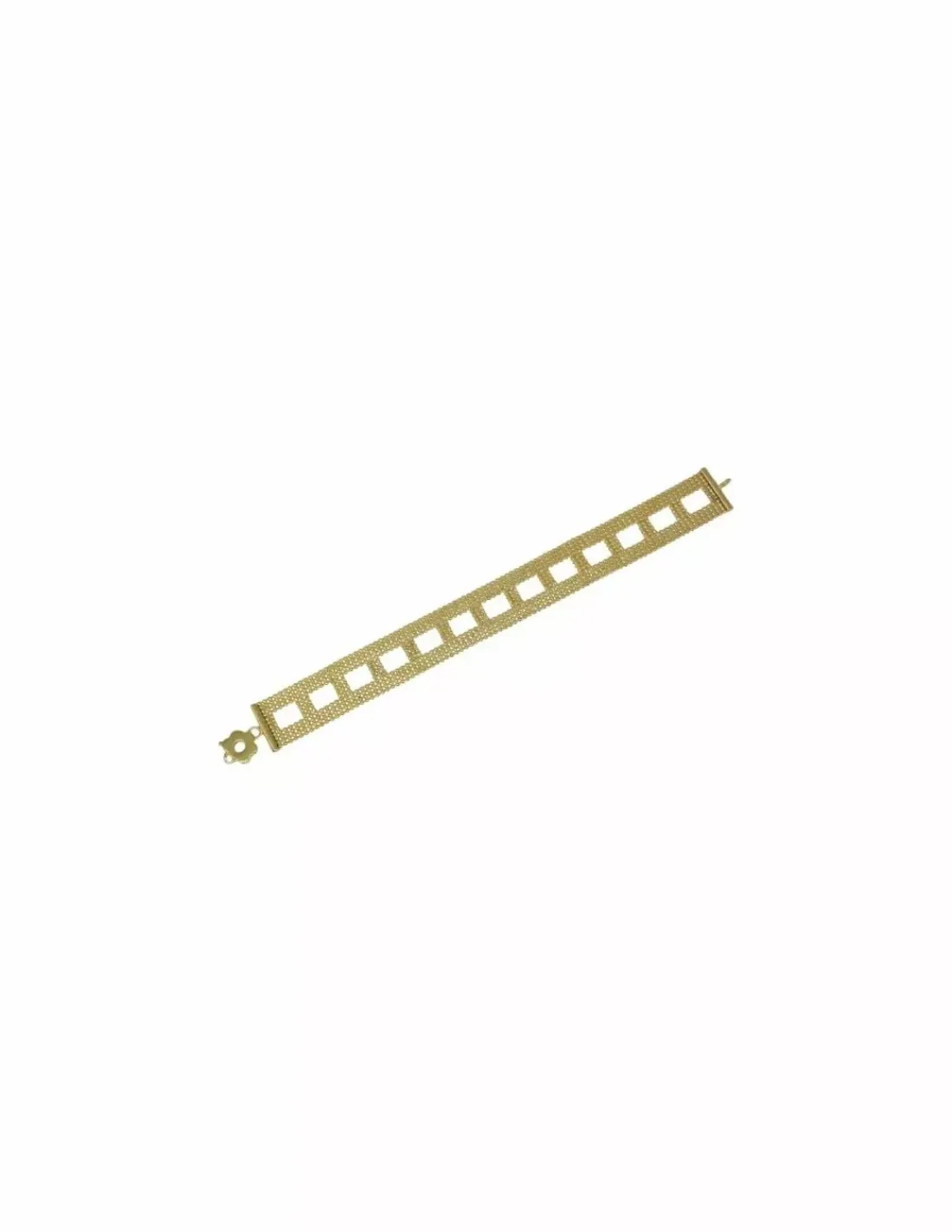 Hot Pulsera maya cuadraditos oro 18k - 18cm Pulseras De Plata | Pulseras De Oro