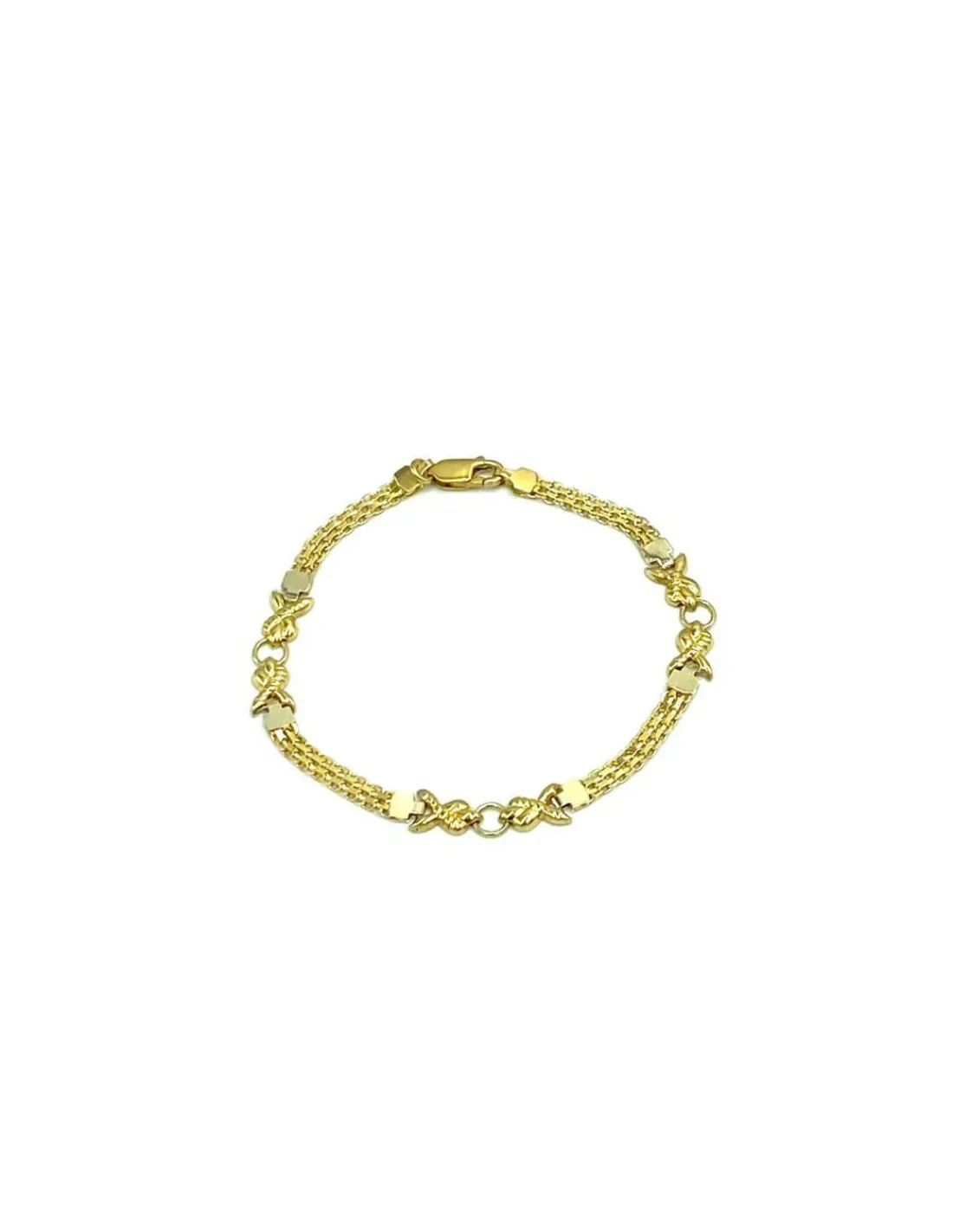 Cheap Pulsera maya y eslabón dibujo oro 18k - 19cm Pulseras De Plata | Pulseras De Oro