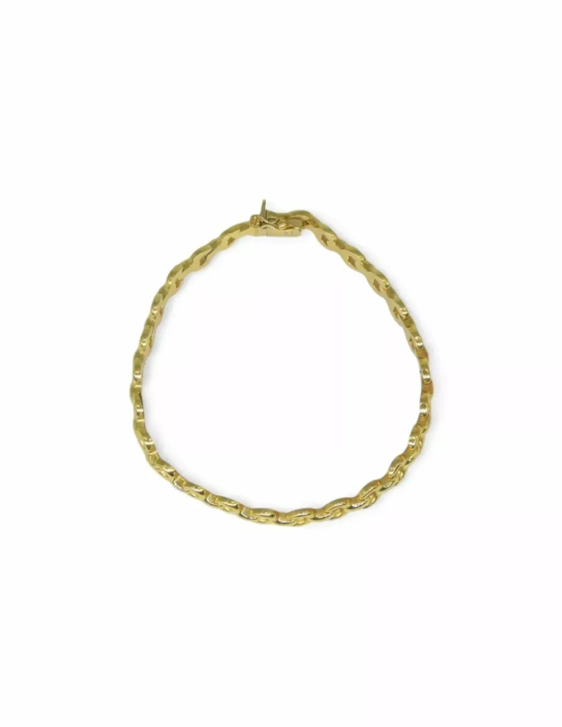 Sale Pulsera medio círculos calados oro 18k - 19cm Pulseras De Plata | Pulseras De Oro