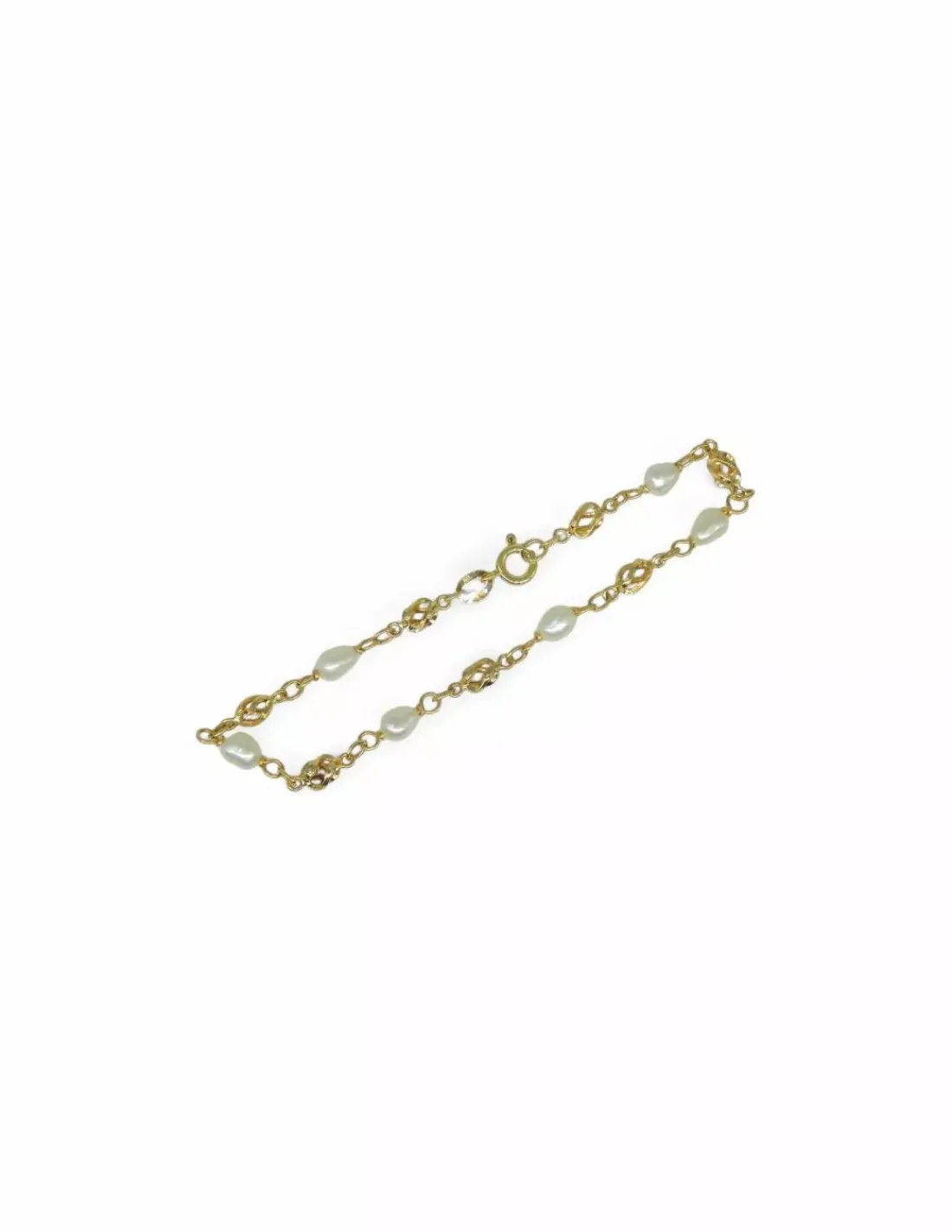 Sale Pulsera perlas oro 18k - 16cm Pulseras De Plata | Pulseras De Oro