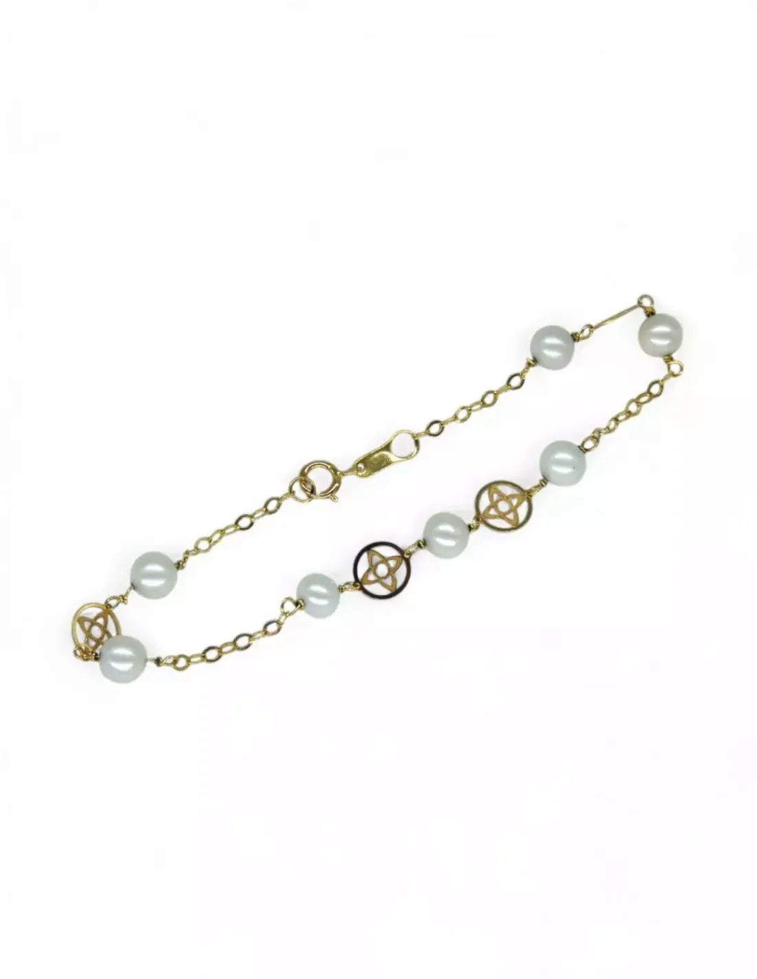 Sale Pulsera perlas oro 18k - 16cm Pulseras De Plata | Pulseras De Oro