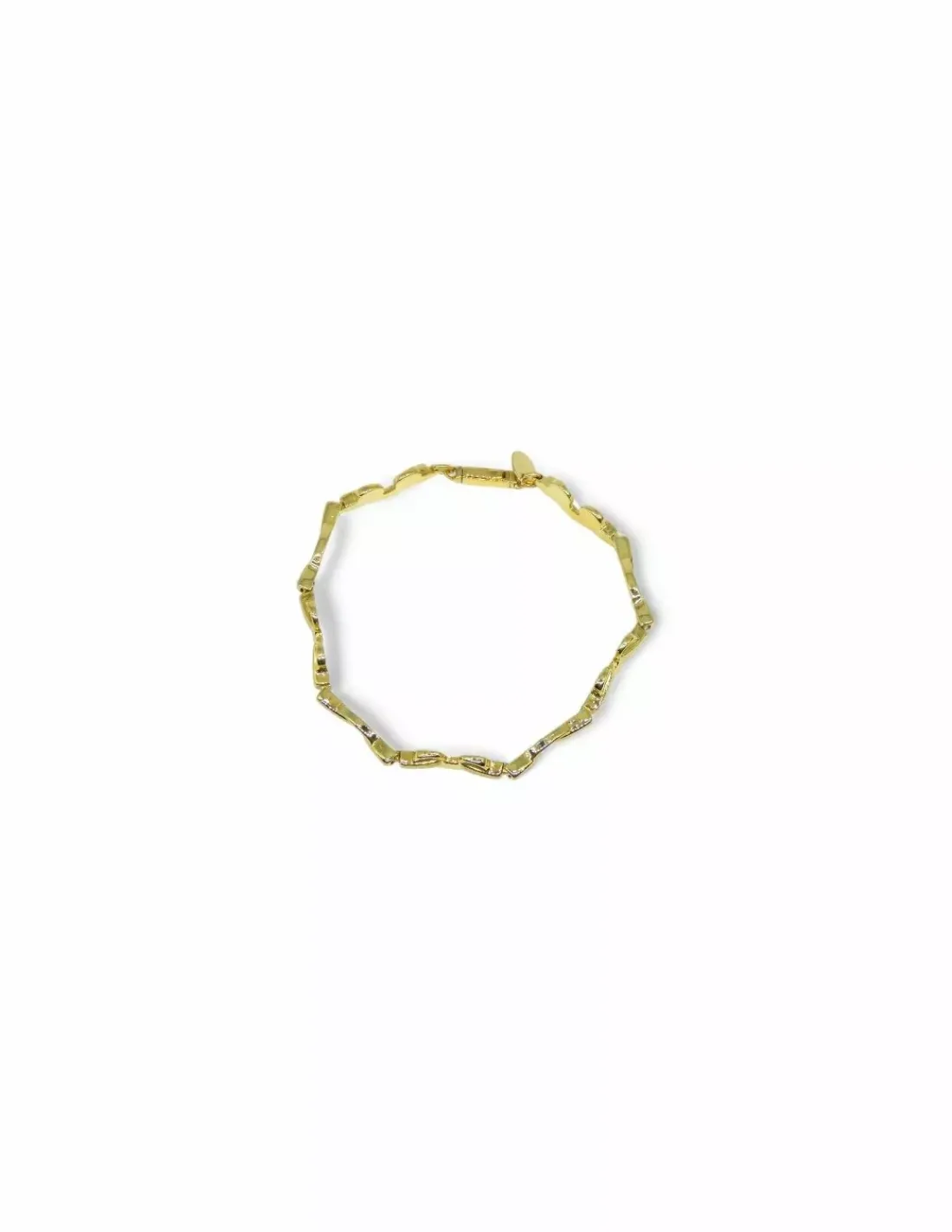 Cheap Pulsera semirrígida nubes oro 18k - 19,50cm Pulseras De Plata | Pulseras De Oro