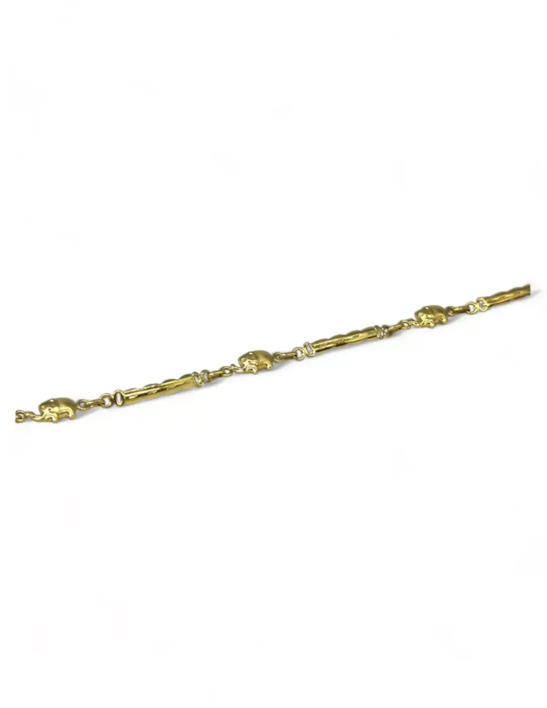 Clearance Pulsera tres elefantes oro 18k - 15cm Pulseras De Plata | Pulseras De Oro