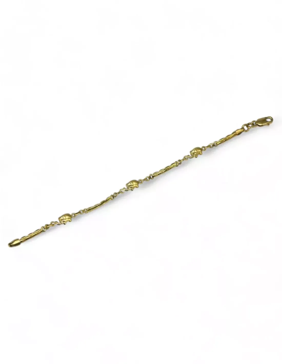 Clearance Pulsera tres elefantes oro 18k - 15cm Pulseras De Plata | Pulseras De Oro