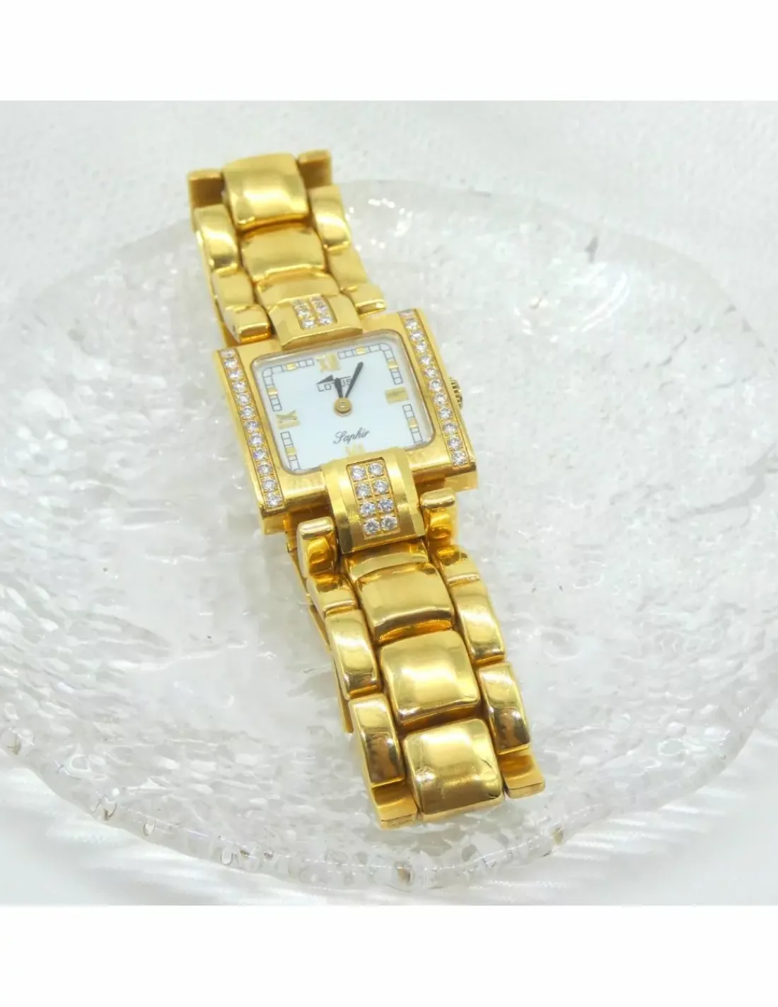 Store Reloj LOTUS con diamantes oro 18k - 17cm Más Joyas