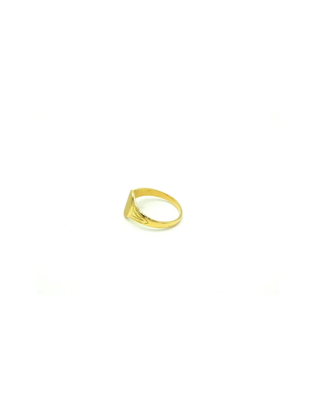 Clearance Sello comunión tallado placa ovalada oro 18k Sellos