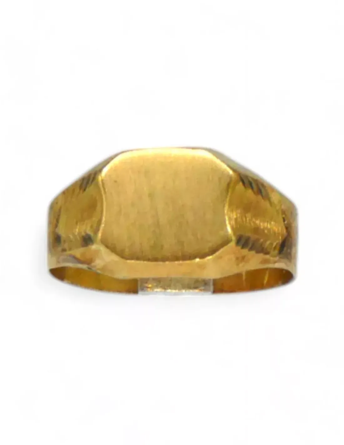 New Sello cuadrado oro 18k - T.8 Sellos | Anillos De Oro