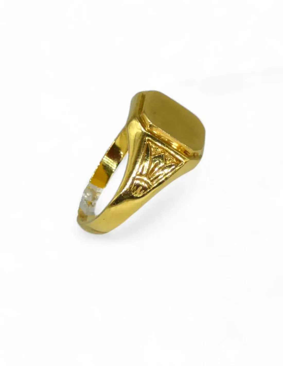 Cheap Sello cuadrado tallado oro 18k - T.27 Sellos | Anillos De Oro