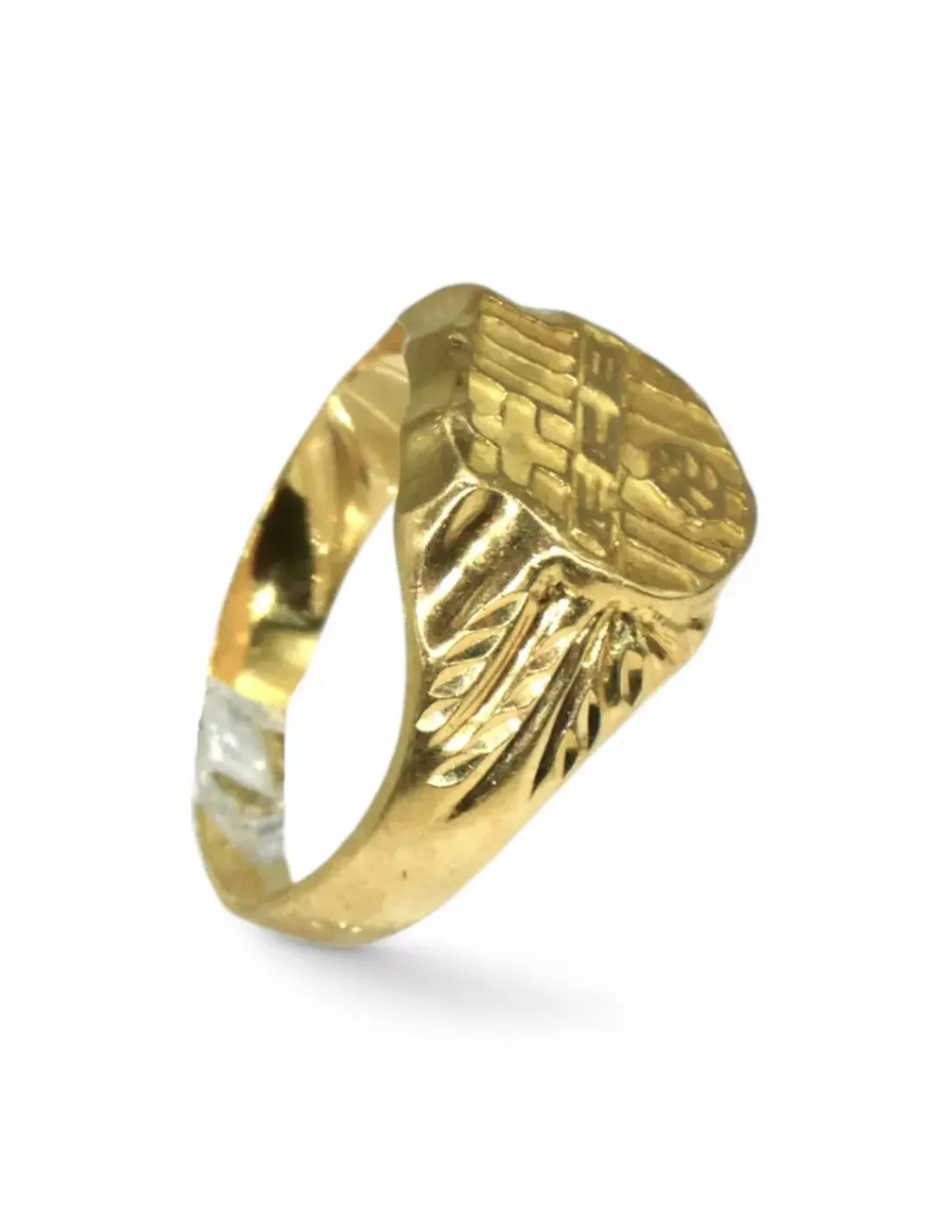 Flash Sale Sello escudo FC Barcelona oro 18k - T.19 Sellos | Anillos De Oro