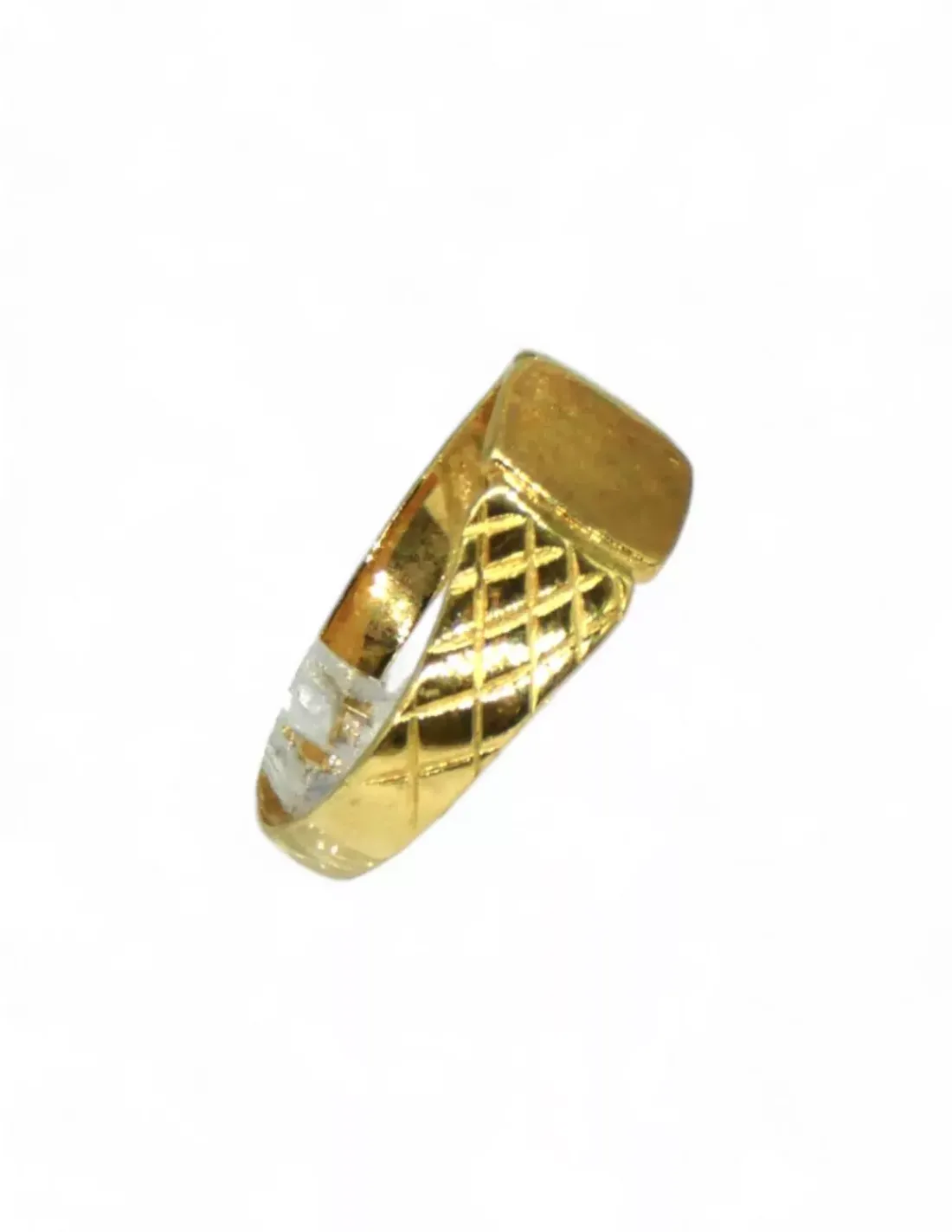 Fashion Sello labrado cojín oro 18k -T.12 Sellos | Anillos De Oro