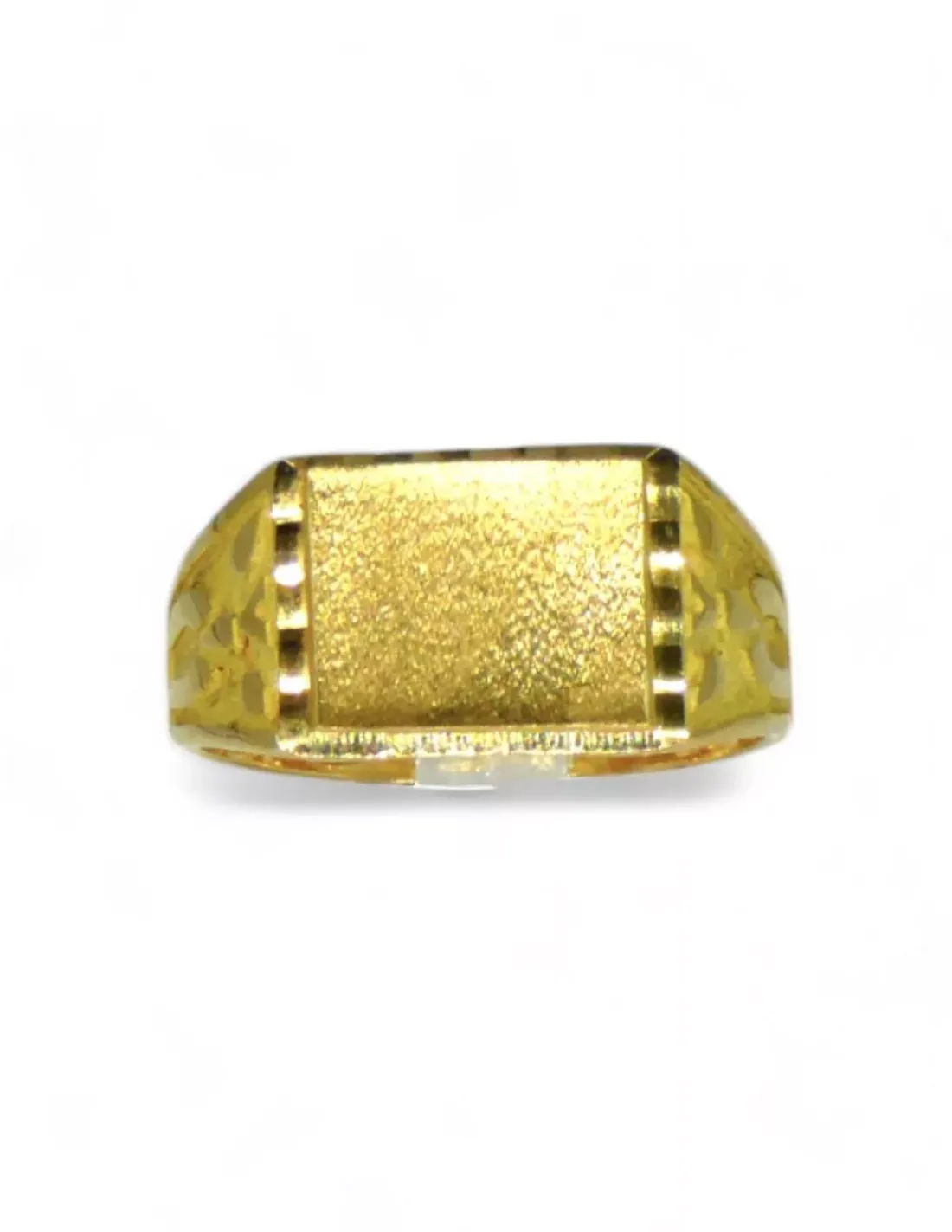 Best Sale Sello labrado laterales oro 18k - T.14 Sellos | Anillos De Oro